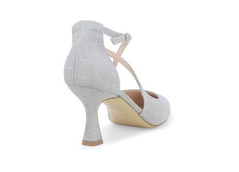 Melluso female Décolleté Tessuto E1631ZV-247202 Argento